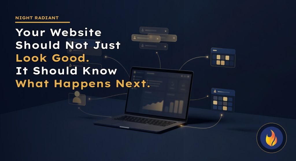 Your Website Should Not Just Look Good. It Should Know What Happens Next.
